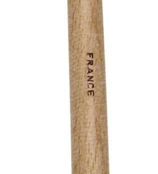 French 14-inch Wooden Spoon, Slotted (14in / 35cm)