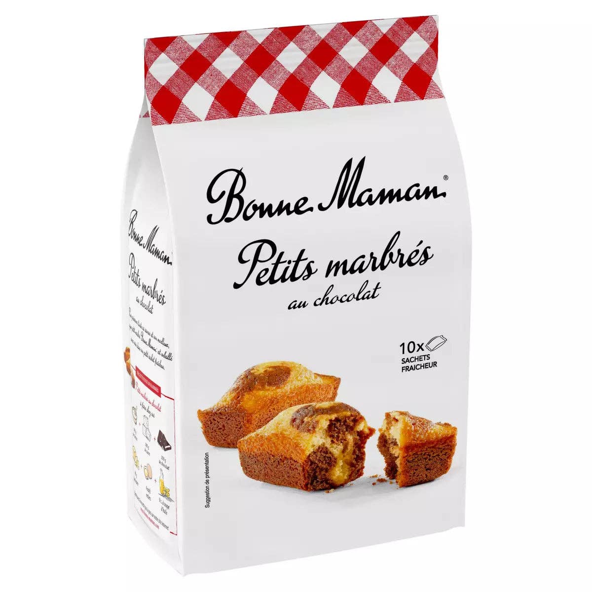 Petits Marbré au Chocolat - Bonne Maman (10 cakes - 10.6oz / 300g)
