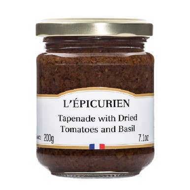 Tapenade Dried Tomatoes & Basil - L'Epicurien (7.1oz / 200g)