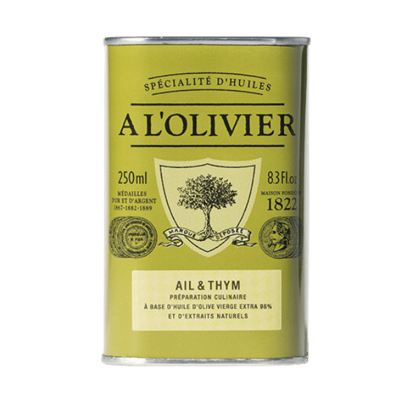 Garlic & Thyme Olive Oil - A L'Olivier (8.5oz / 250ml)