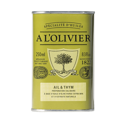Garlic & Thyme Olive Oil - A L'Olivier (8.5oz / 250ml)