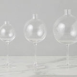 Wine Glass Vase, Clear