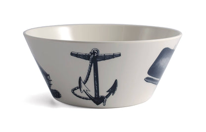 Scrimshaw Large Serving Bowls, Melamine (Set of 4) - THOMASPAUL (11.25in dia x 4.75in high)