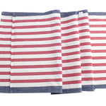 Striped Placemats, Red & Blue (14in x 20in)