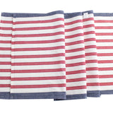 Striped Placemats, Red & Blue (14in x 20in)
