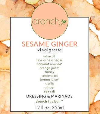 Sesame Ginger Salad Dressing & Marinade - Drench (12oz / 355ml)