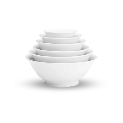 Everyday 0.5qt Footed Bowl - Pillivuyt (6.5in Dia x 2.75in H / 16oz)