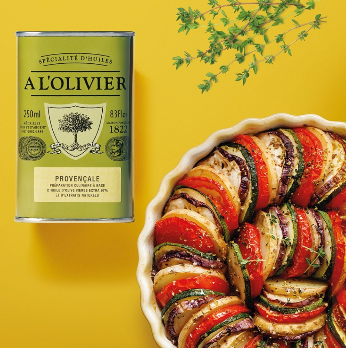 Herbes de Provence Olive Oil - A L'Olivier (8.5oz / 250ml)
