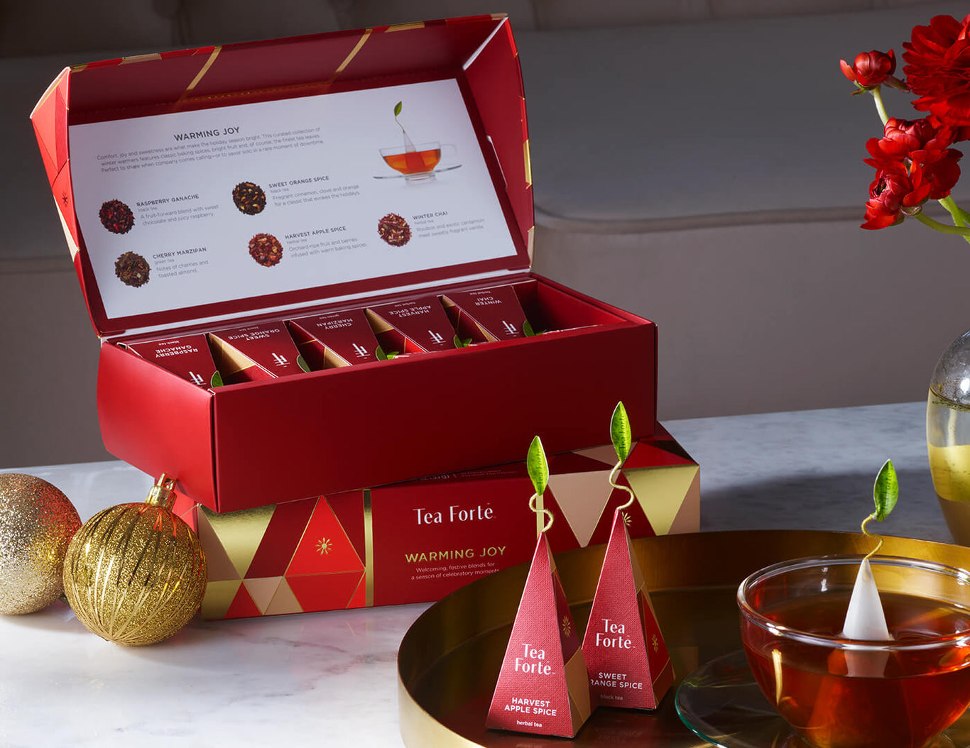 Warming Joy 2024 Petite Presentation Box - Tea Forte (1.3oz / 38g)