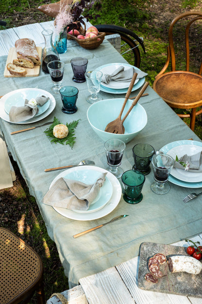 Bee Ceramic Dessert Plates, Ecru - La Rochere (8.5in dia)