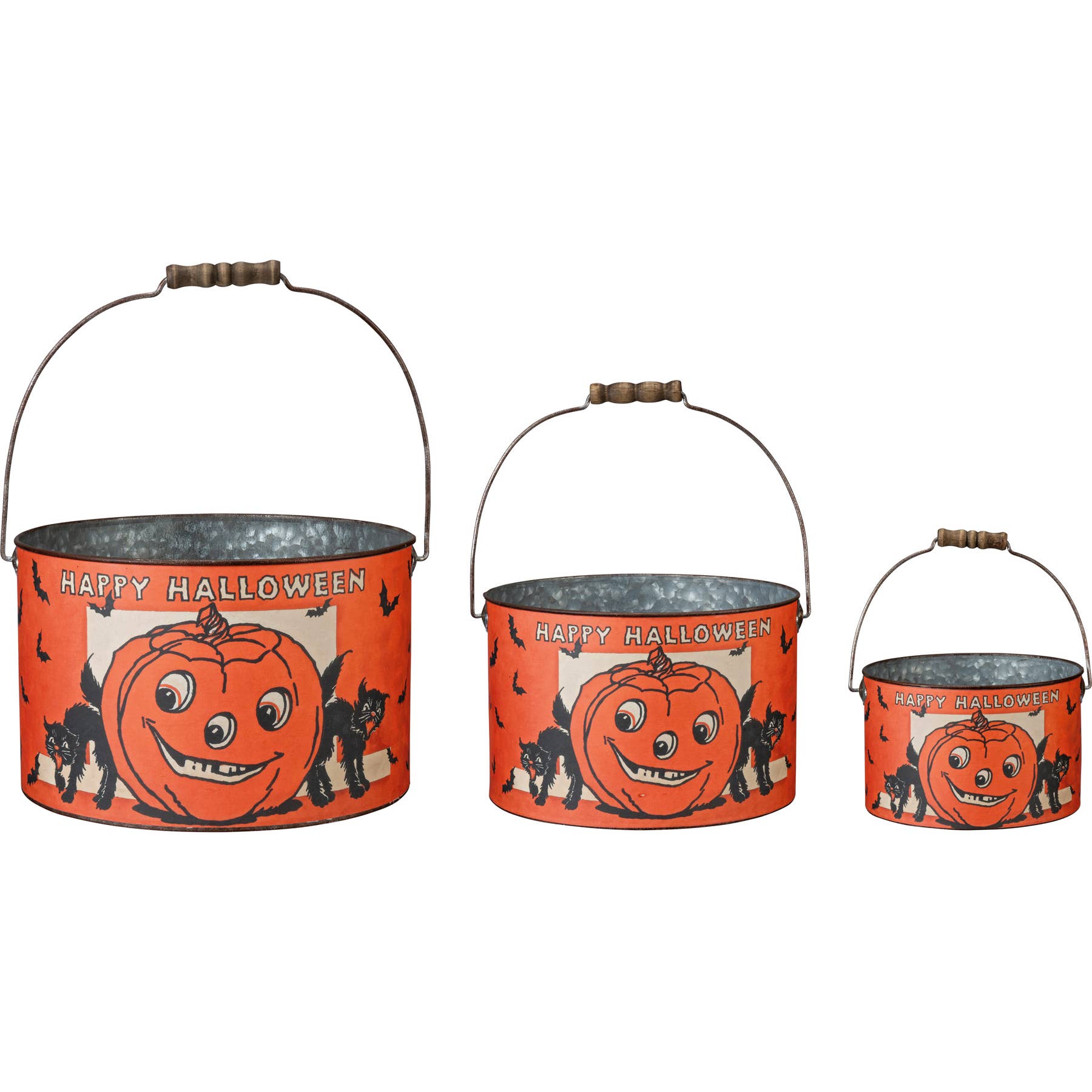 Vintage Bucket, Happy Halloween