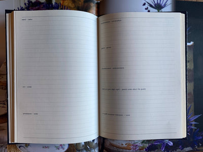 Dinner Parties Book, Dark Green - Sloane Stationary (A5 14.5cm x 21.5cm)