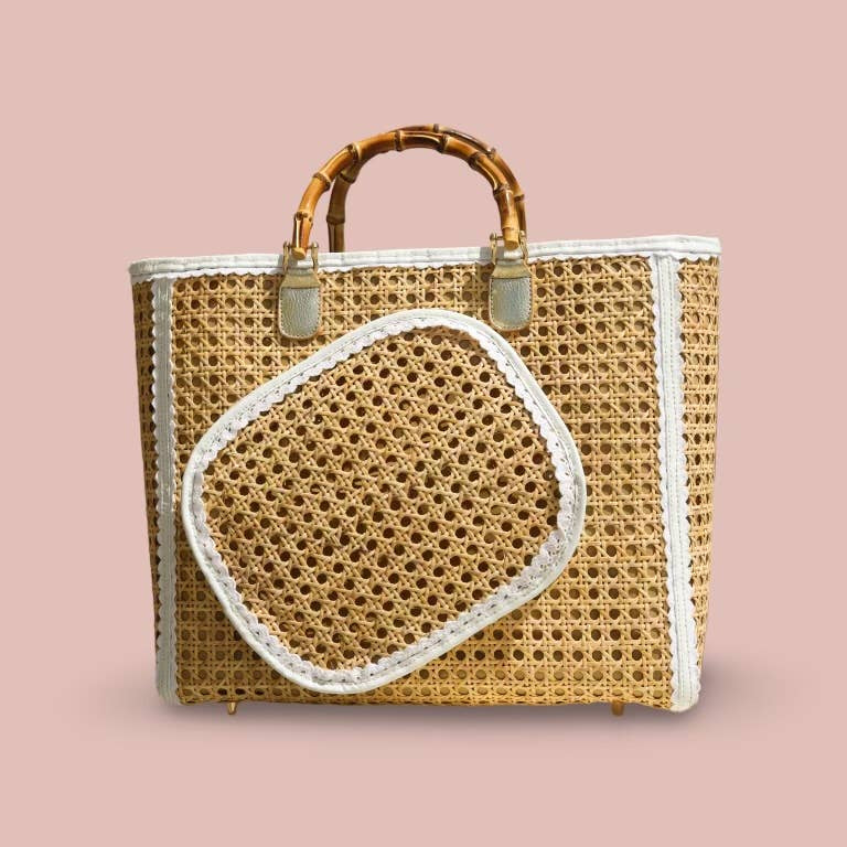 Pickleball Tote Bag - Paddle & Palm