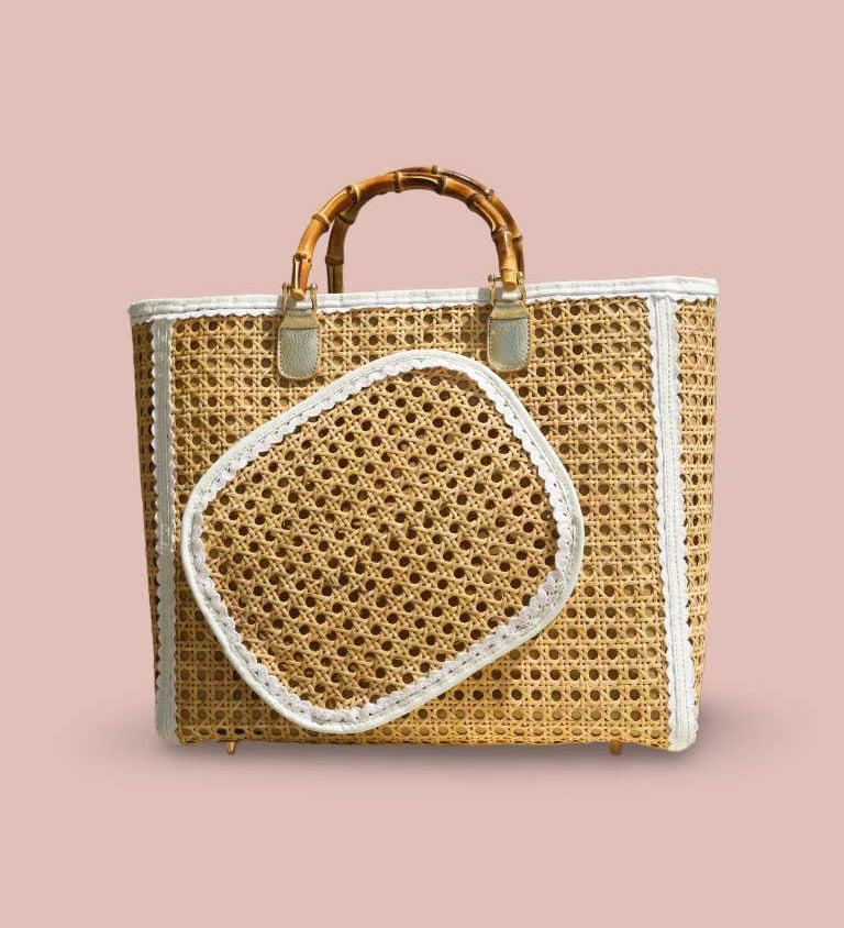 Pickleball Tote Bag - Paddle & Palm