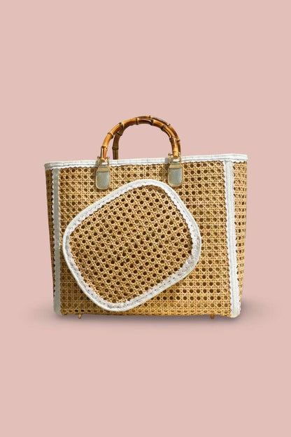 Pickleball Tote Bag - Paddle & Palm