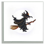 Card, Witch - Quilling Card (6in sq, with envelope)