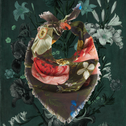 Antwerp Voile Bandana - Siren Song (20in sq)