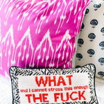 Pillow, WTF - Furbish Studio (8in x 14in)