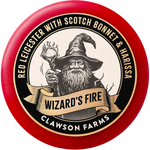 Wizard's Fire Red Leicester with Scotch Bonnet & Harissa - Clawson Farms (7oz / 200g)
