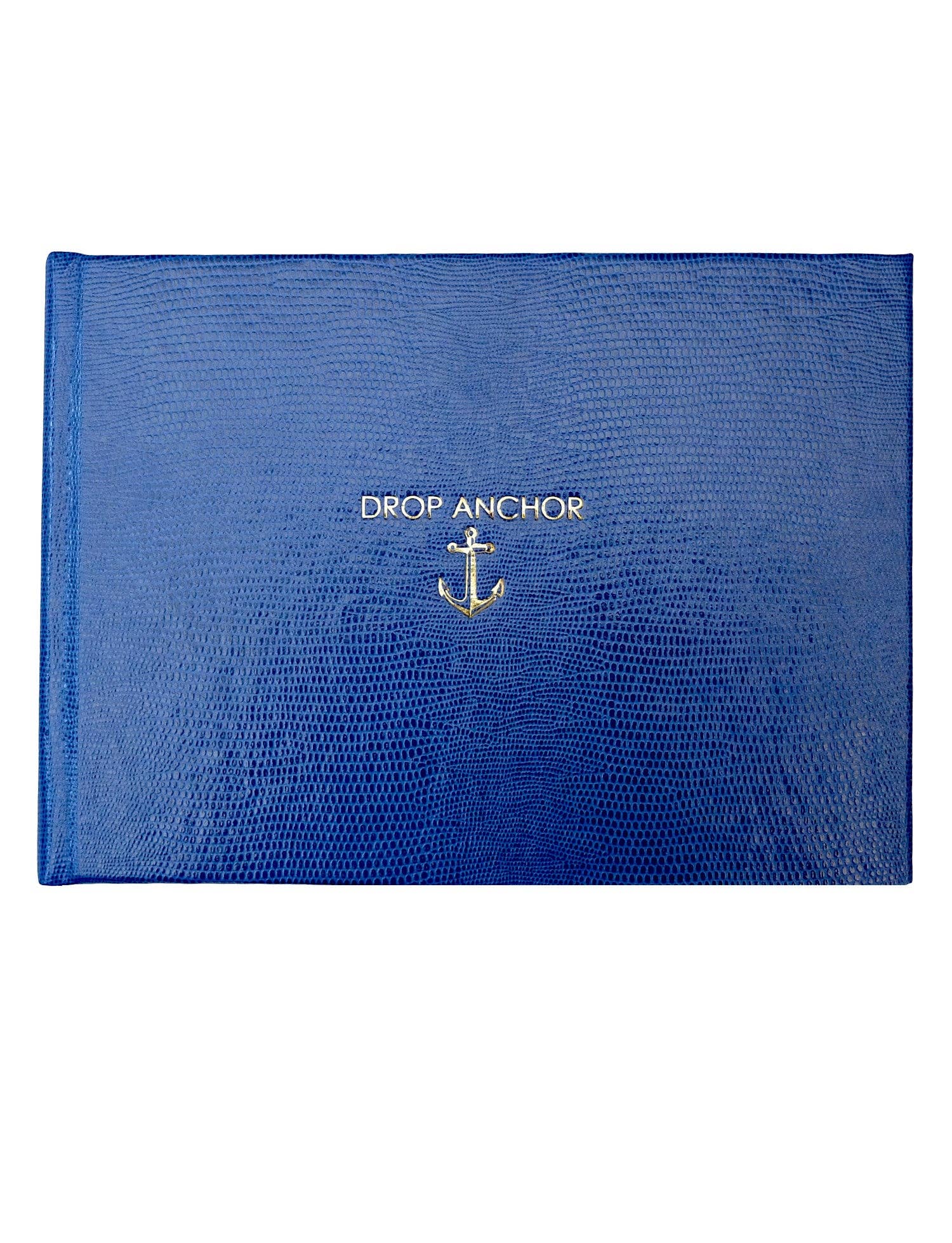 Guest Book, Drop Anchor - Sloane Stationary (21.5cm x 14.5cm)
