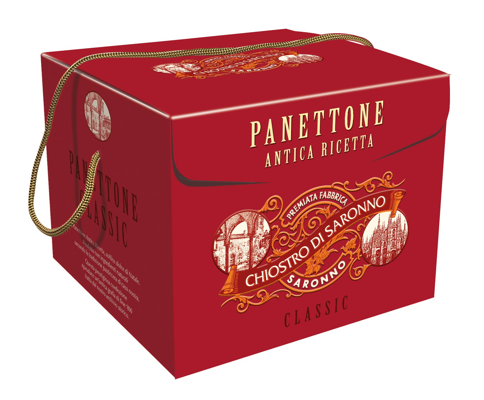 Classic Panettone in Gift Box - Chiostro di Saronno (26.5oz / 750g)