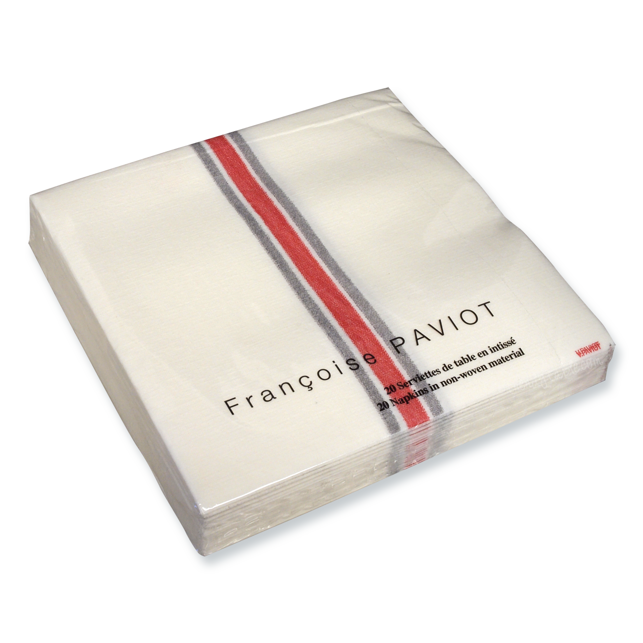 Dinner Napkin, Torchon Bordeaux - Françoise Paviot
