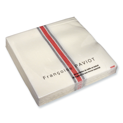 Dinner Napkin, Torchon Bordeaux - Françoise Paviot