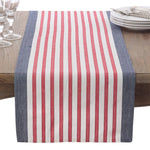 Striped Placemats, Red & Blue (14in x 20in)