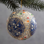 Starburst Floral Hanging Bauble (4in / 10cm)