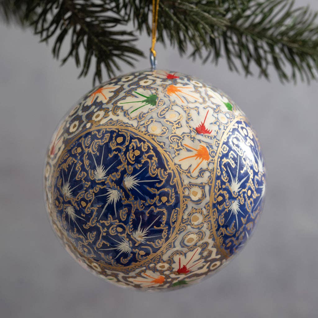 Starburst Floral Hanging Bauble (4in / 10cm)