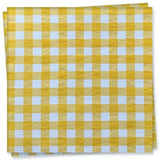 Dinner Napkin, Vichy Yellow - Françoise Paviot