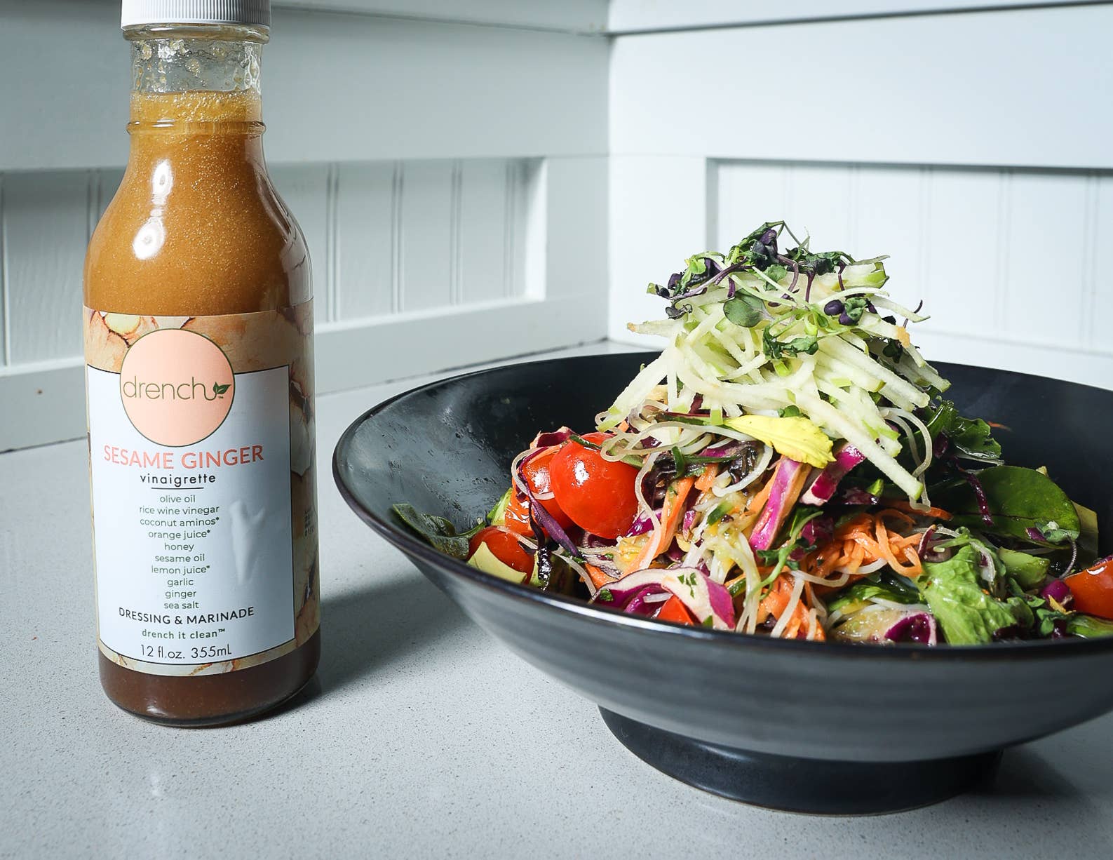Sesame Ginger Salad Dressing & Marinade - Drench (12oz / 355ml)