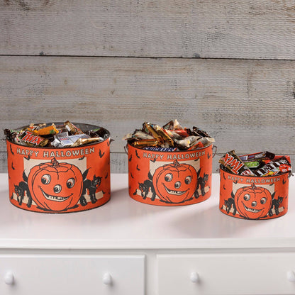 Vintage Bucket, Happy Halloween