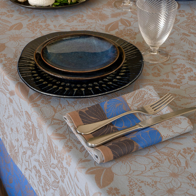 Napkin Cottage, Blue (Set of 4) - Le Jacquard Français (23in sq)