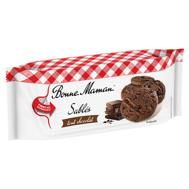 Sablés Tout Chocolat - Bonne Maman (14 shortbreads - 5.3oz / 150g)