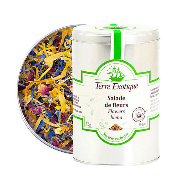 Edible Flowers for Salads - Terre Exotique (0.4oz / 12g)
