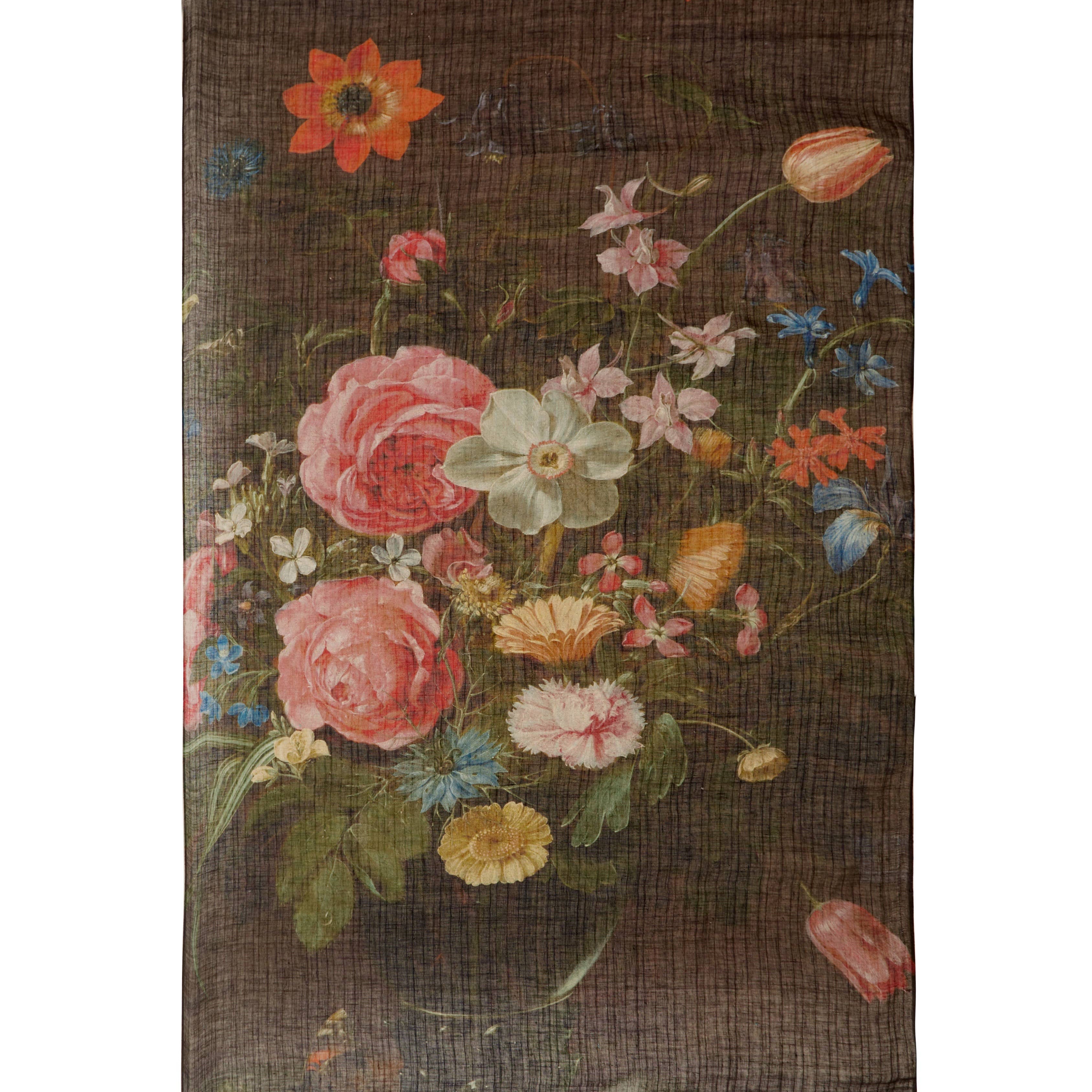 Antwerp Linen Shawl - Siren Song (40in x 80in)