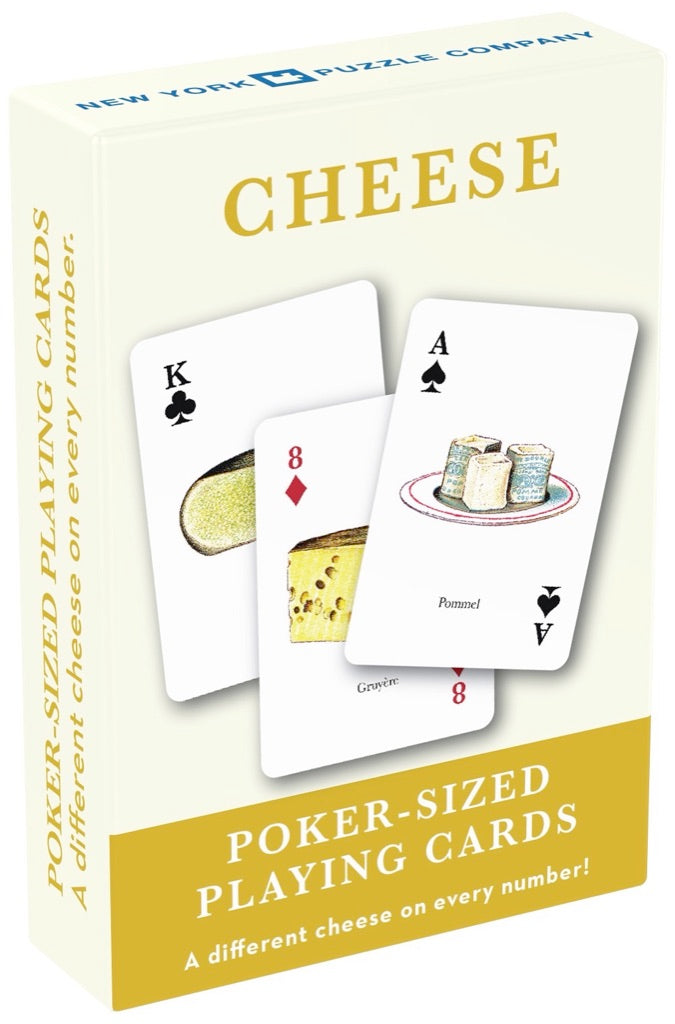 Playing Cards, Cheese - New York Puzzle Company (Single Standard Deck)