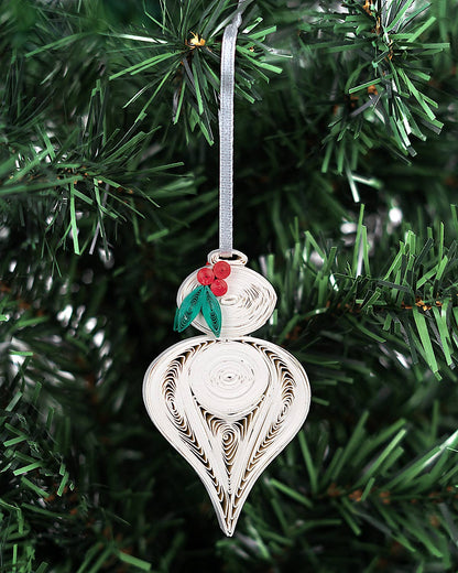 Ornament, Quilled Christmas Ornaments Box Set - Quilling Card