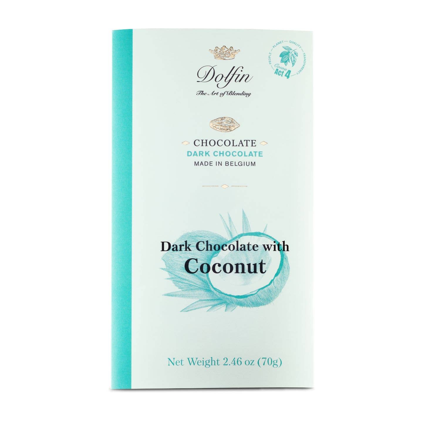 Dark Bar with Coconut - Dolfin (2.5oz / 70g)