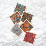 Library Cocktail Napkins, Set of 6 - Siren Song (6in sq)