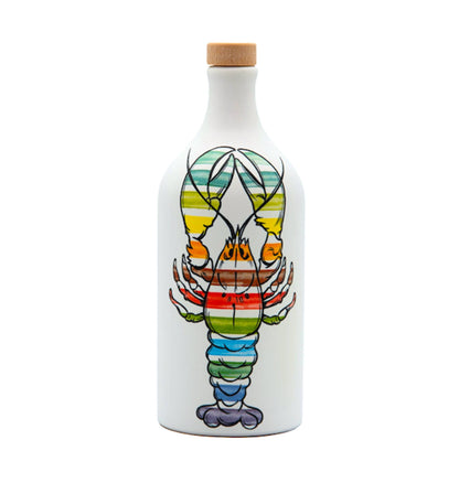 Peranzana Extra Virgin Olive Oil, Ceramic Lobster - Muraglia (16.9 fl oz / 500ml)