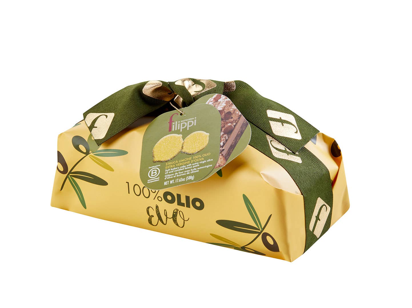 Lemon Strucà (Olive Oil Cake) - Filippi (1.1lbs / 500g)