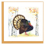 Card, Wild Turkey - Quilling Card (6in sq, with envelope)