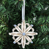 Ornaments, Quilled Snowflake Ornaments Box Set - Quilling Card