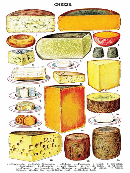 Jigsaw Puzzle, Cheese (Gourmet) - New York Puzzle Company (500 pieces)