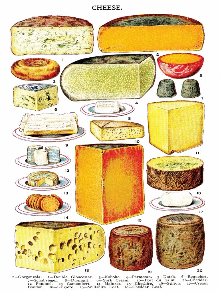 Jigsaw Puzzle, Cheese (Gourmet) - New York Puzzle Company (500 pieces)