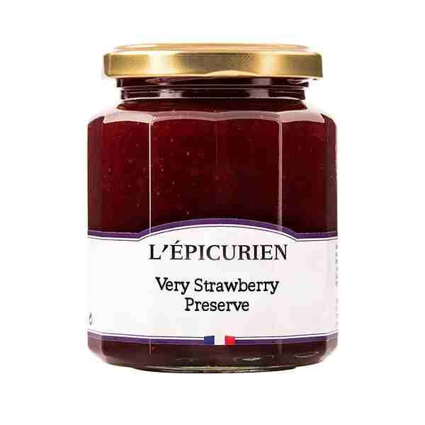 Very Strawberry Preserve - L'Epicurien (11.3oz / 320g)