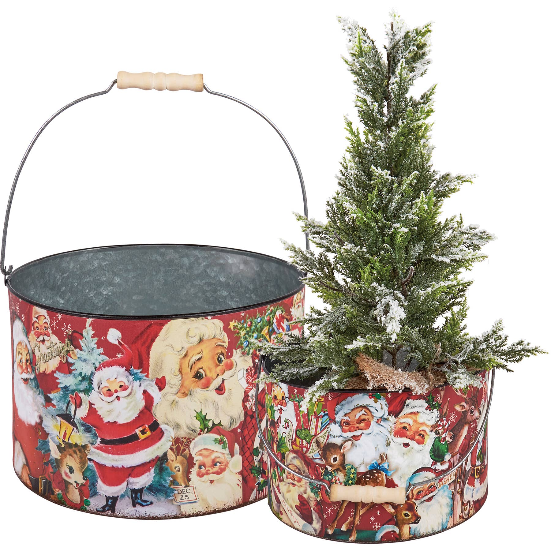 Retro Bucket, Santa