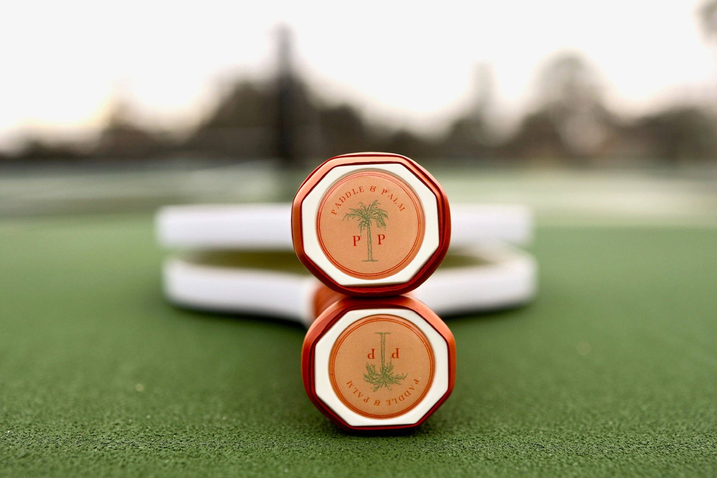 Pickleball Paddle, 'One More Round' - Paddle & Palm